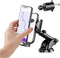 Ywdiml Car Phone Holders, 360 Adjustable Suction & Clip Vehicle Dashboard Windshield Air