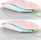 2 Pack Wireless Bluetooth Mouse - LED Dual Mode Rechargeable Silent Slim Laptop Mouse for Laptop, Desktop, Tablet (Pink)