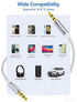 HAOISH 30 3.5 mm Braided-1/8 Aux Cord FT, Audio Cable Nylon Male to Male Auxiliary Stereo Jack Cables for Car/Home