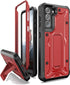 ArmadilloTek Vanguard Case for Samsung Galaxy S21 Plus, Military Grade Full-Body Rugged with Built-in Kickstand (Red)