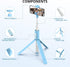 ATUMTEK 55" Selfie Stick Tripod, All-in-one Extendable Aluminum Phone Tripod with Rechargeable Bluetooth Remote for