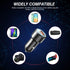 USB C Car Charger, 2 Pack PD 20W & QC 3.0 22.5W USB Fast Charger Plug, Mini Aluminum Alloy Cigarette Lighter Adapter,