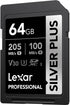 Lexar 64GB Professional Silver Plus SDXC UHS-I Card Memory Card
