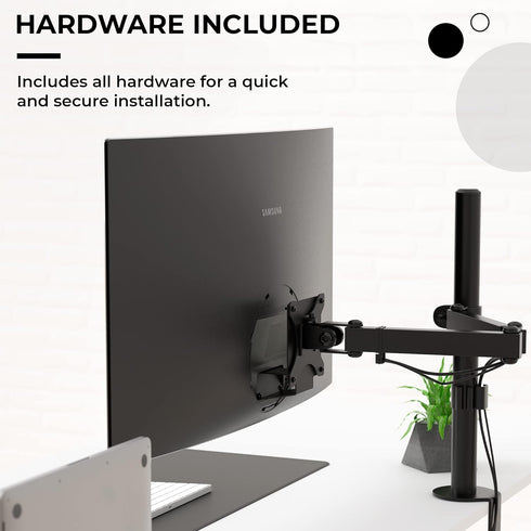 HumanCentric VESA Mount Adapter Compatible with Samsung Curved Monitors U32R590, U32R590C, U32R592, U32R591