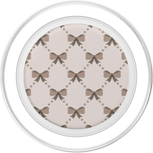 PopSockets PopGrip for MagSafe - Aesthetic Tan and Brown Bows