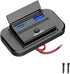 Qidoe Dual Quick Charge 3.0 RV USB Outlet, Wall Mount 12 Volt USB Outlet with Power Switch for RV Cars Truck Golf Cart
