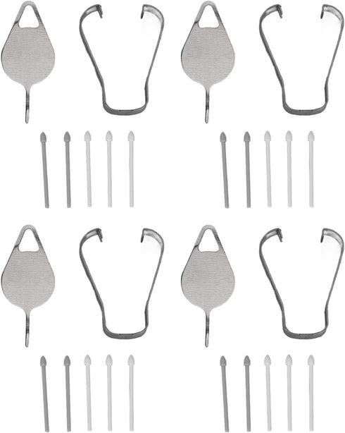 20x Replacement Touch Stylus Tips for Galaxy Tab S6 Lite 10.4" SM P610 P615, Includes 4 Tweezers, 4 Ejector Pins