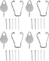 20x Replacement Touch Stylus Tips for Galaxy Tab S6 Lite 10.4" SM P610 P615, Includes 4 Tweezers, 4 Ejector Pins