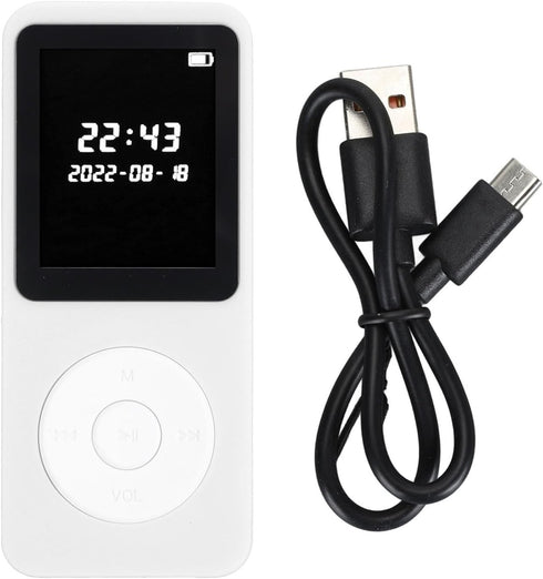 Zopsc MP3 1.77in 5.0 MP3 Player, LCD Screen Portable Music Player Built in Speaker, Bluetooth HiFi Player with FM Radio
