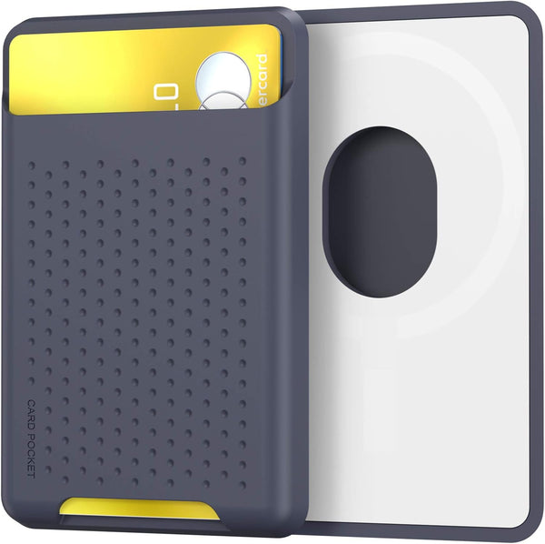 AHASTYLE MagSafe Wallet for iPhone 15/14/13/12/Pro Max/Pro/Plus/Mini, RFID Magnetic Card Holder, Midnight Blue