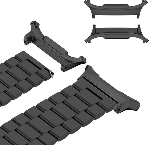 2Pairs Adapters for Samsung Galaxy Watch Ultra 47mm Connector 22mm Watch Band, Metal Stainless Steel Connection Adapter