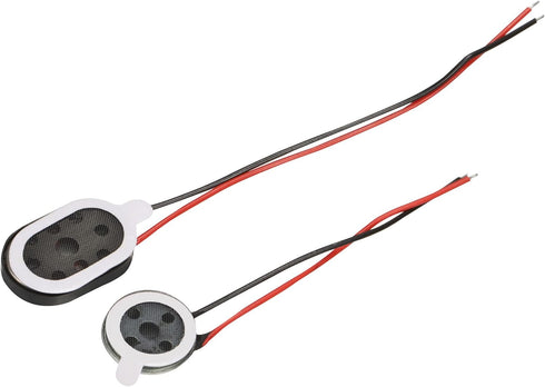 MECCANIXITY Mini DIY Magnetic Speaker, 1W 8 Ohm Replacement Loudspeaker, 4pcs 9mm, 4pcs 10mm for Mobile Phone