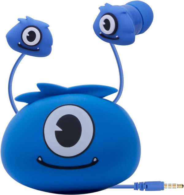 Kids Earbuds with Storage Case, Wired 3.5mm In-Ear Headphones with Mic for School Girls and Boys, Lovely Gifts