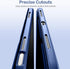 Wenlaty Case for iPad 10th Generation 2022 10.9 Inch with Pencil Holder, Slim Protective Cover, Sea Blue