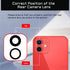2 Sets for iPhone 12 OEM Rear Camera Lens with Dual-Sided Adhesive Replacement for iPhone 12 Mini Rear Camera Lens for iPhone12 with Repair Kit Fix Tool Tweezers A2172 A2402 A2403 A2404