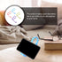 SKISUNO 4Pcs Set 2.36X1.96X0.39In Ring Phone Holder Plastic Finger Grip Phone Stand Anti-Slip Rack for Home Office