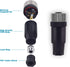 M12 5-Pin Female Circular Aviation Connector Plug 12mm Waterproof Circular Aviation Connector Plug Adapter 4 Pack