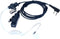 Walkie Talkie 2 Pin Earpiece/Headset with Transparent Acoustic Tube, Compatible with Kenwood Retevis RT22, Baofeng UV-5R