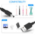Fairywill Charger Cable for Sonic Electric Toothbrush FW-917, SG-508, D1, D3, D7, D8, E6, E10, E11, P11 Plus Pro.