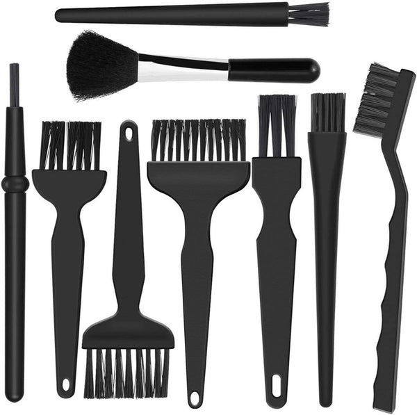 9 in 1 Anti Static Brushes Small Cleaning Kit, Multi-Purpose Nylon Brush for Keyboard, PC Motherboards, Camera, Phone,
