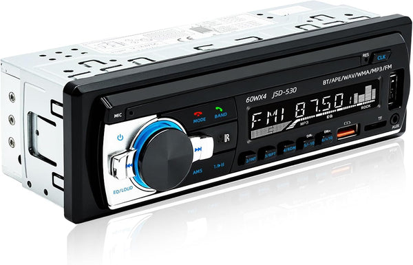 Auroky JSD-530 Single DIN Car Stereo Bluetooth Audio Player Handsfree Radio Receiver Dual