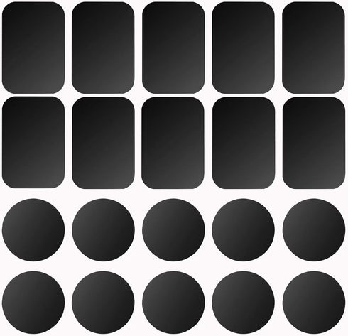 Adhesive Thin Metal Plates(Compatible with Magnetic Mounts),