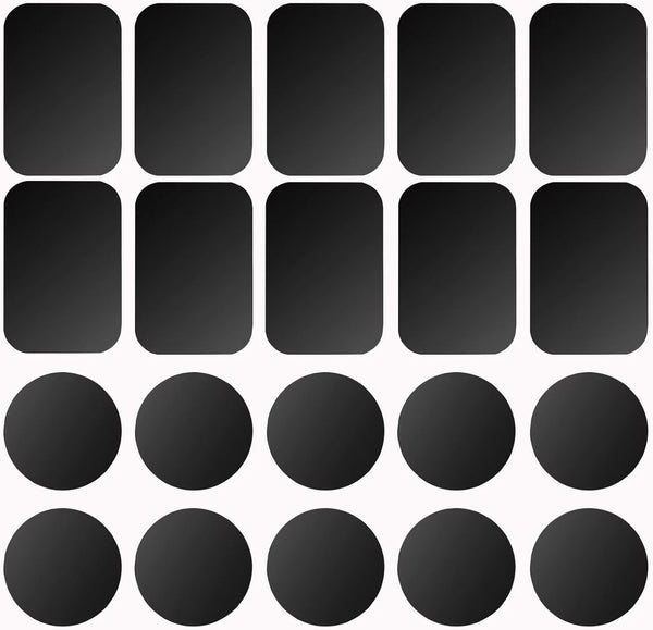 Adhesive Thin Metal Plates(Compatible with Magnetic Mounts),