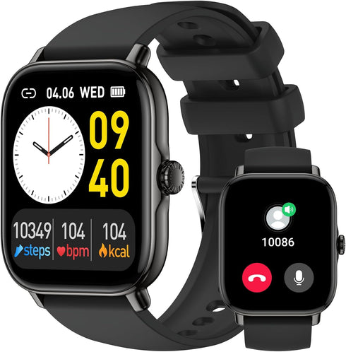 Smart Watch for Men Women, 1.91" (Answer/Make Calls/AI Voice Control), IP68 Waterproof, Heart Rate Tracker