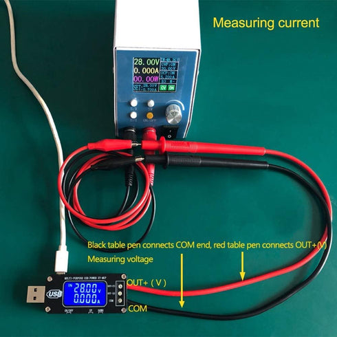 PEMENOL DC-DC CNC USB Step Up/Down Power Supply Regulator Module - Adjustable Voltage Converter with Display