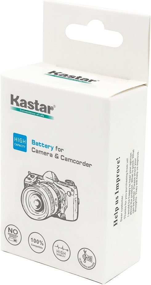 Kastar 3-Pack Battery and Quadruple Charger Compatible with Sony CCD-TRT97, CCD-TRV101, CCD-TRV15, CCD-TRV16,