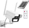 Fake Camera with Motion Sensor Light & Doorbell, Dummy Security Camera as Solar Street Light for Outdoor Monitoring
