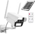 Fake Camera with Motion Sensor Light & Doorbell, Dummy Security Camera as Solar Street Light for Outdoor Monitoring