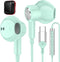 USB C Headphones for iPad 10 Pro Air (M4), iPhone 15 Pro Max, Samsung S24 Ultra, Magnetic Wired Earbuds with Mic