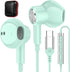USB C Headphones for iPad 10 Pro Air (M4), iPhone 15 Pro Max, Samsung S24 Ultra, Magnetic Wired Earbuds with Mic