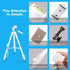 Fotopro 59'' 3-Way Camera Tripod, Portable Tripod for iPhone with Bluetooth Remote, Aluminum Video Camera Tripod