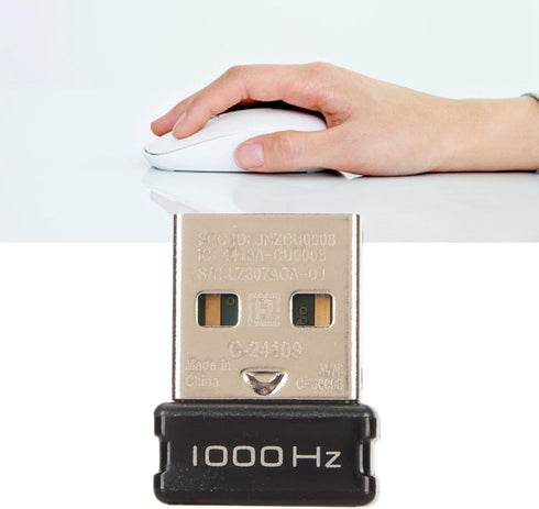 Sanpyl USB Mouse Receiver Replacement, 2.4GHz Technology Adapter Compatible with G700 G700S, Plug and Play