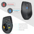 E-YOOSO Bluetooth Wireless Mouse, Bluetooth 5.0 & 3.0, 2.4GHz Ergonomic Optical Mouse with USB Nano Receiver, 5