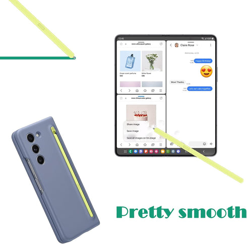 Galaxy Z Fold 5 S Pen Fold Edition for Samsung Galaxy Z Fold5 5G, Slim S Pen, EJ-PF946BBEGUS, Green
