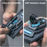 Adjustable Backpack Shoulder Strap Mount Camera with 360 Degree Rotating Base for GoPro Hero 12 Black, Hero 11/9/8 &