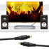 DaKuan 2 Pack Digital Optical Audio Cable, 6 Feet, Home Theater Fiber Optic Toslink Male to Male