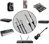 4.26FT MFi Certified Lightning to 1/4 Inch Audio Adapter Cable, 3-in-1 Stereo 1/4 Cable for Headphone AMP