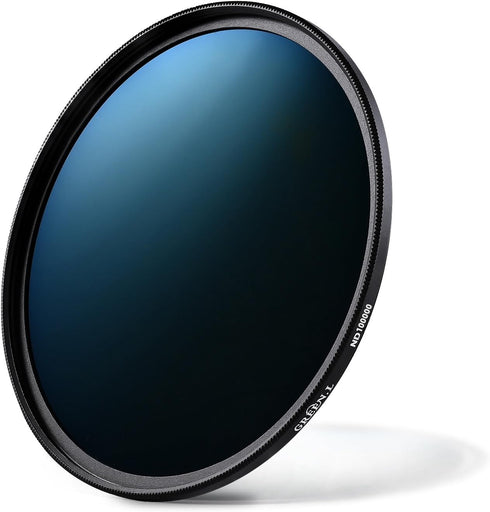 49mm Slim ND100000 Filter, 16.6-Stop Fixed Neutral Density ND Filter for Camera Lens