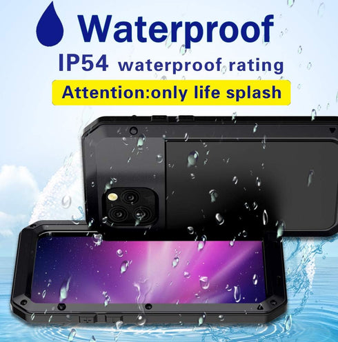 Marrkey iPhone 11 Pro Max Case, Full Body Protective Heavy Duty Shockproof Tough Armour Case with Screen Protector