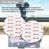 10 Pack 80mm (3.15") Circular Double Sided Sticky Pads, Strong Car Sticky Adhesive Replacement for Car Mounting Holder