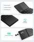 Samsers Multi-Device Foldable Bluetooth Keyboard with Touchpad, Rechargeable Wireless Keyboard for Android Windows iOS