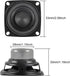 Shutao 2Pcs 2 Inch 10W 4 53MM Audio Speaker Driver Full Range Speaker Ohm Bluetooth Bass Loudspeaker for Repair