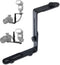 EXMAX Metal Aluminum Alloy L-Shape Camera Flash Bracket Flashlight Camera Holder Mount