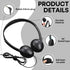Gaosen 20 Pack Set Adult(GS857, Classroom Headphones Bulk for Kids School Student,Wholesale Durable Wired Earphones