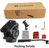 VS05K Tripod Fluid Head with 1/4" Arca QR Plate, Max Load 11 lbs for Video and DSLR Cameras, 3/8 to 1/4 Inch Screws