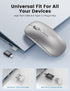 SABLUTE M31 3 5.2 2.4G), Bluetooth Mouse for MacBook Pro/Air, iPad - Rechargeable Tri-Mode Wireless Mouse for Devices